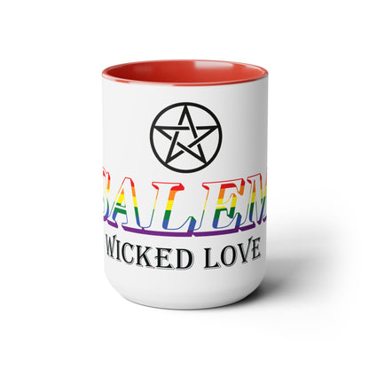 Salem Wicked Love Pride 15oz Two-Tone Coffee Mug