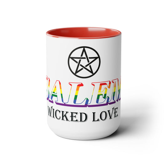 Salem Wicked Love Pride 15oz Two-Tone Coffee Mug