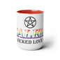 Salem Wicked Love Pride 15oz Two-Tone Coffee Mug