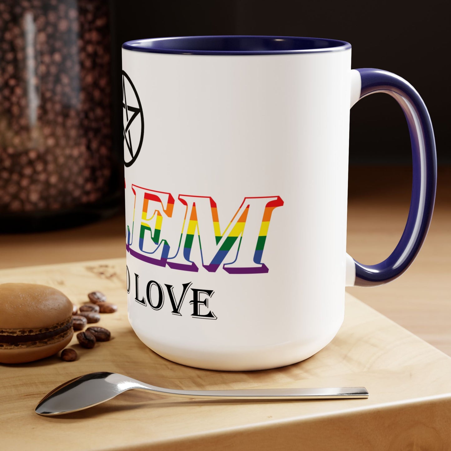 Salem Wicked Love Pride 15oz Two-Tone Coffee Mug