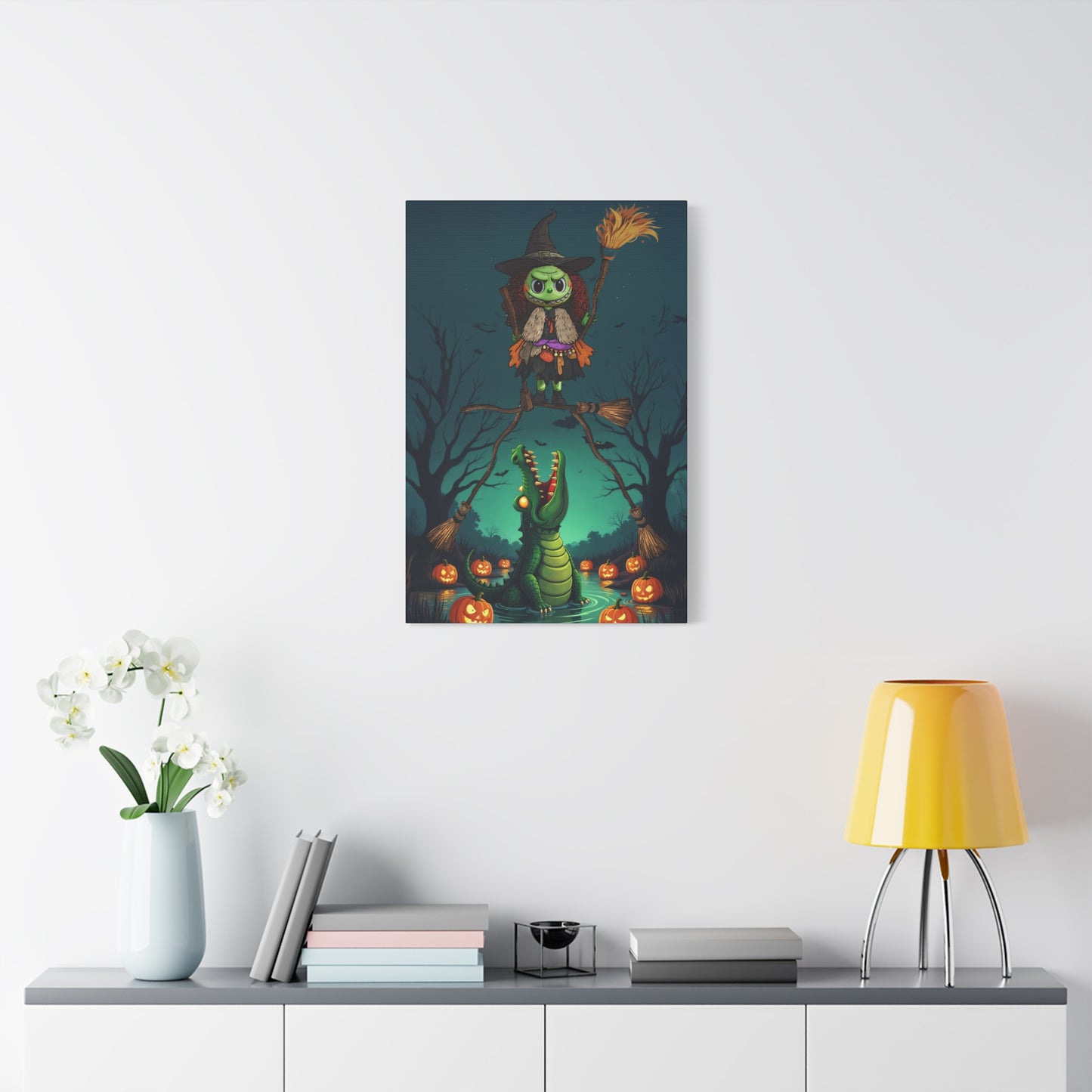 BORAH!'s Mansion Alligator Canvas
