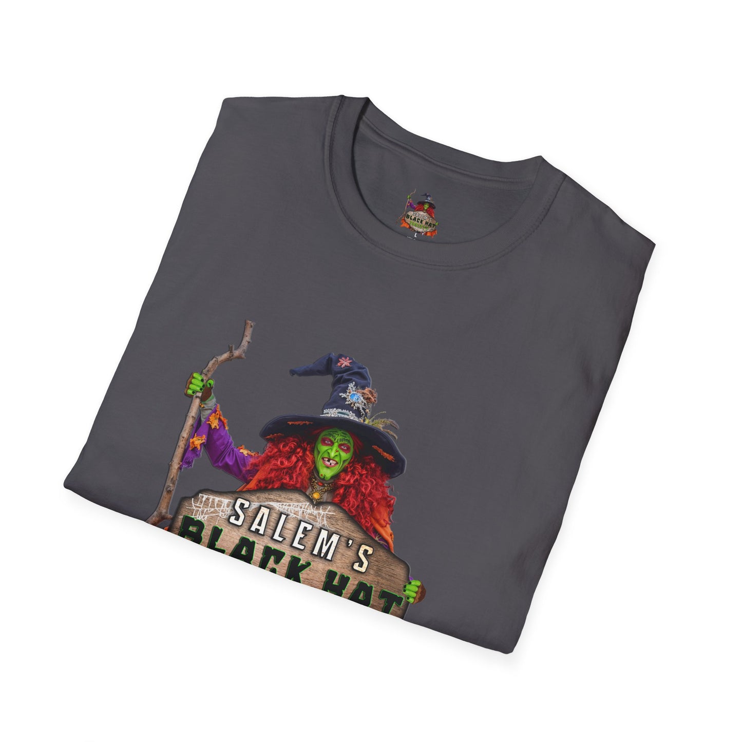 Salem's Black Hat Society Unisex T-Shirt, Halloween Tee, Witch Theme, Witchcraft Apparel, Unique Gift for Spooky Season, Cozy Everyday Wear