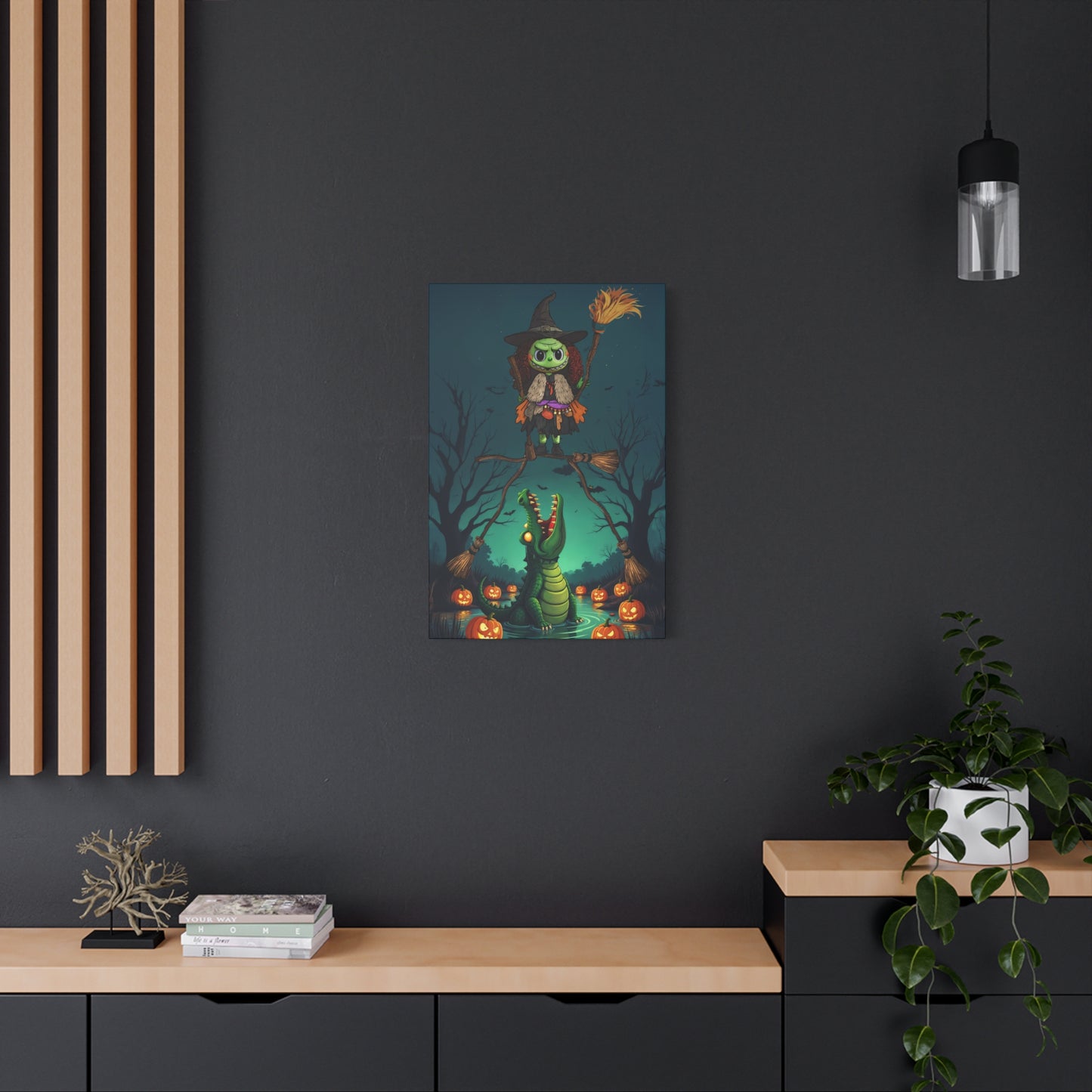BORAH!'s Mansion Alligator Canvas