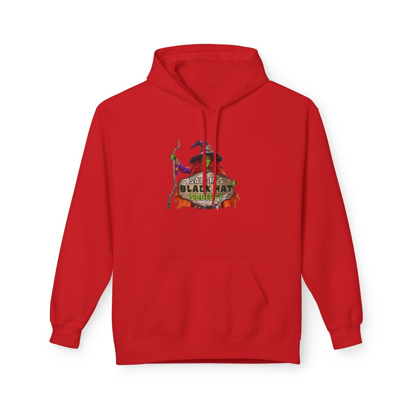 Witchy Vibes Fleece Hoodie - Halloween Gift, Cozy Sweatshirt, Unisex Hooded Sweatshirt, Spooky Apparel, Witch Costume