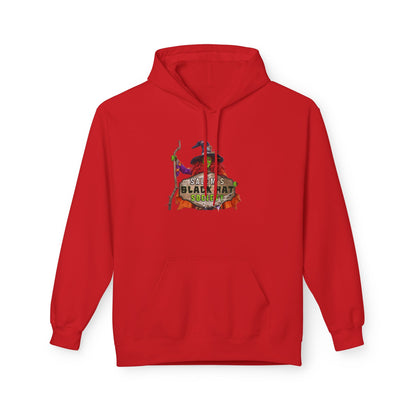 Witchy Vibes Fleece Hoodie - Halloween Gift, Cozy Sweatshirt, Unisex Hooded Sweatshirt, Spooky Apparel, Witch Costume