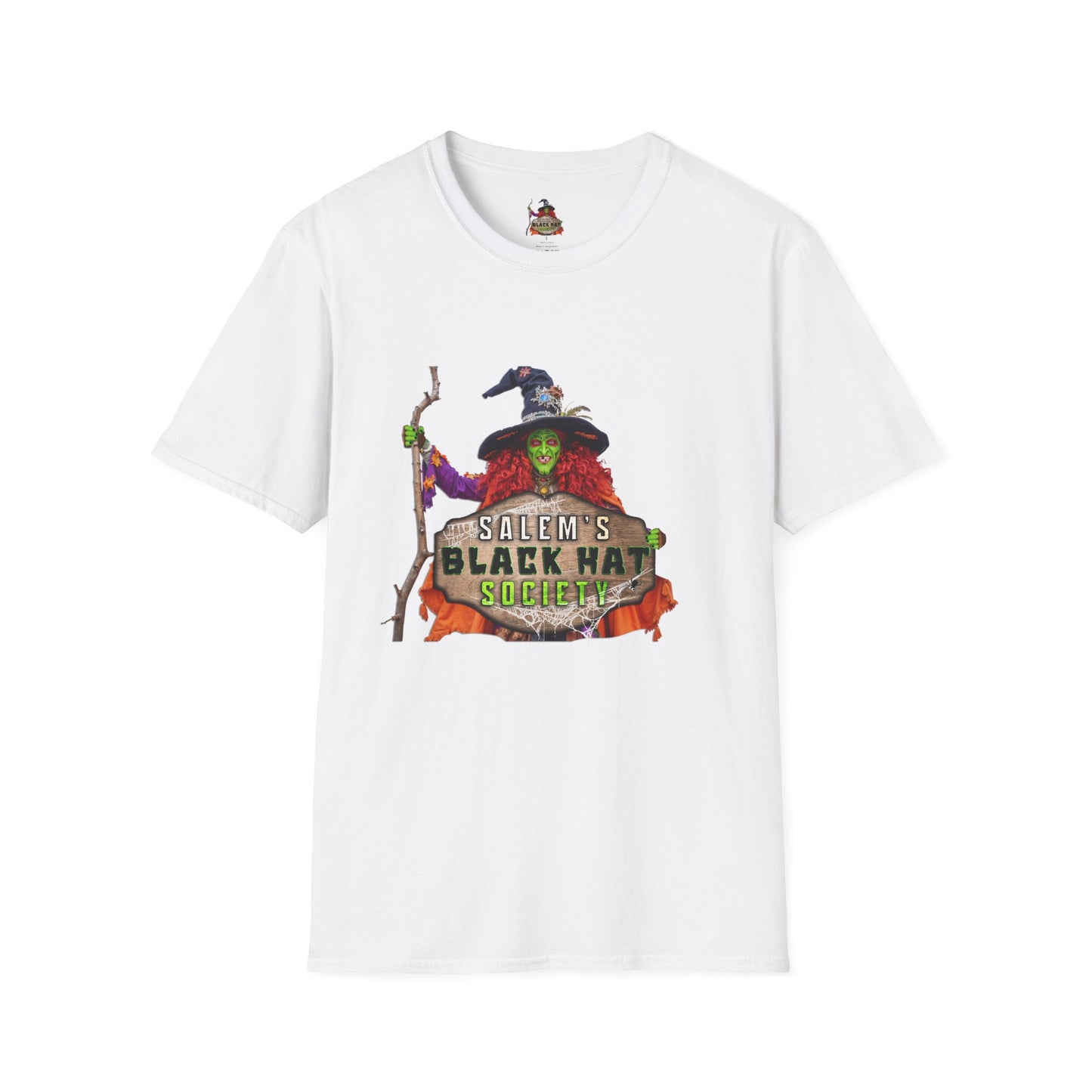 Salem's Black Hat Society Unisex T-Shirt, Halloween Tee, Witch Theme, Witchcraft Apparel, Unique Gift for Spooky Season, Cozy Everyday Wear