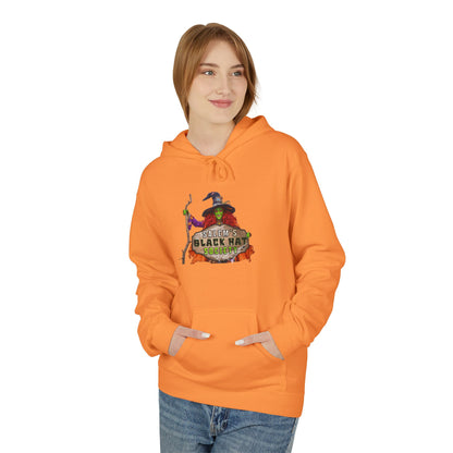 Witchy Vibes Fleece Hoodie - Halloween Gift, Cozy Sweatshirt, Unisex Hooded Sweatshirt, Spooky Apparel, Witch Costume