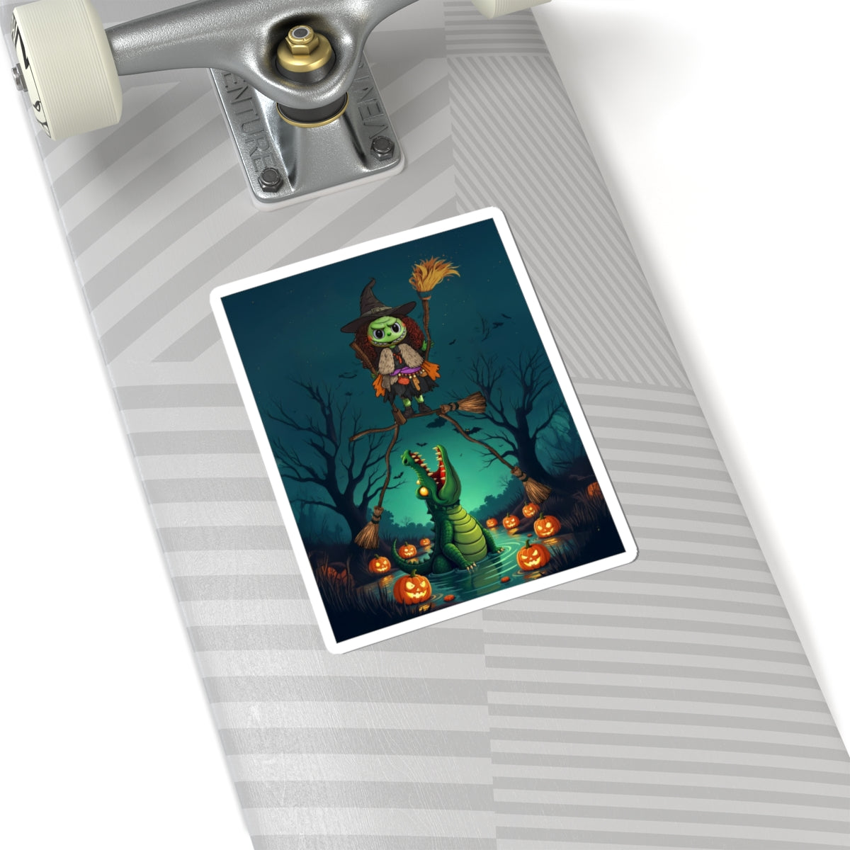 BORAH!'s Haunted Mansion Stretch Frame Alligator Stickers
