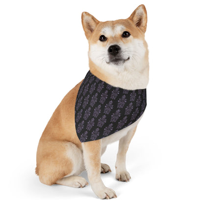 BORAH!'s Haunted Mansion Pet Bandana (Black/Pattern)