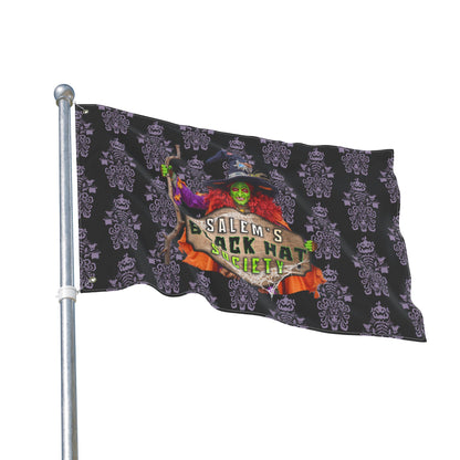 Salem's Black Hat Society Double-Sided Flag