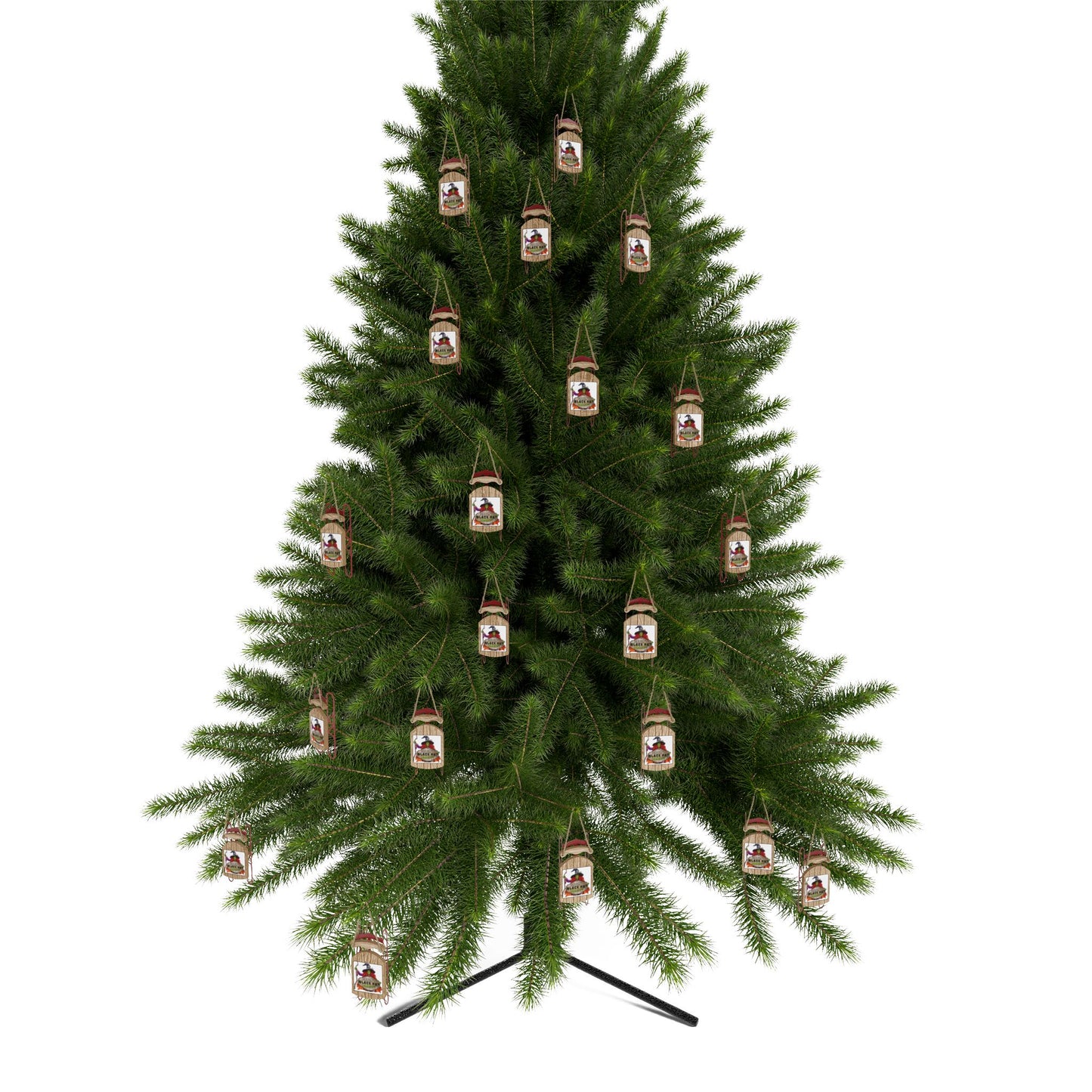Salem's Black Hat Society Sled Ornaments