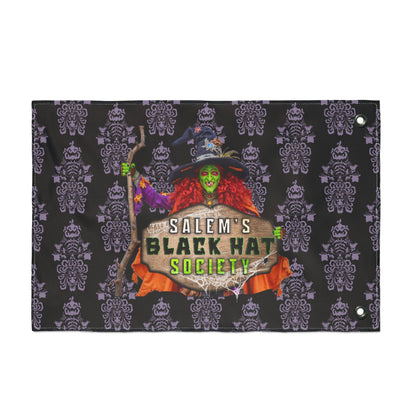 Salem's Black Hat Society Double-Sided Flag
