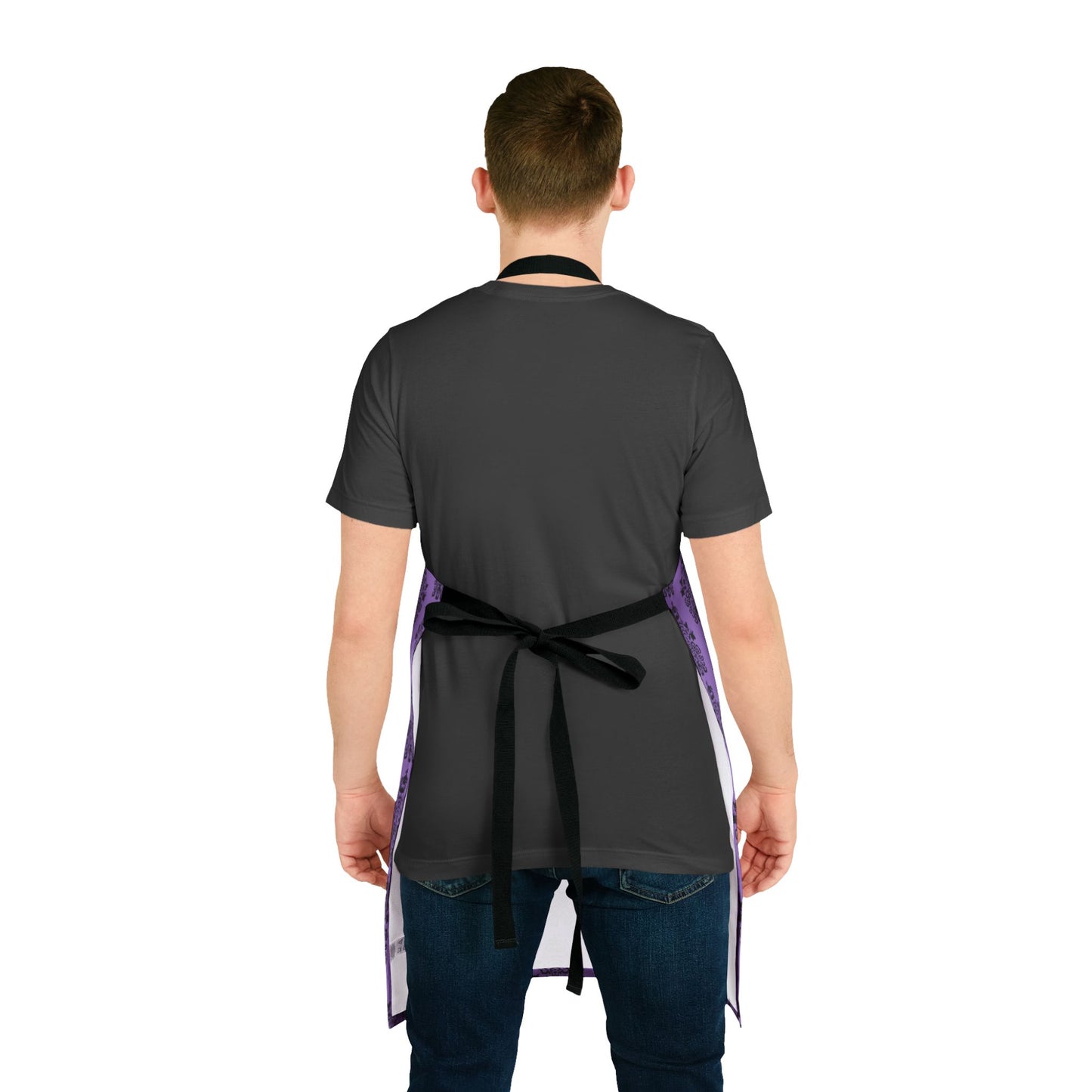 BORAH!'s Haunted Mansion Apron (Purple/Pattern)