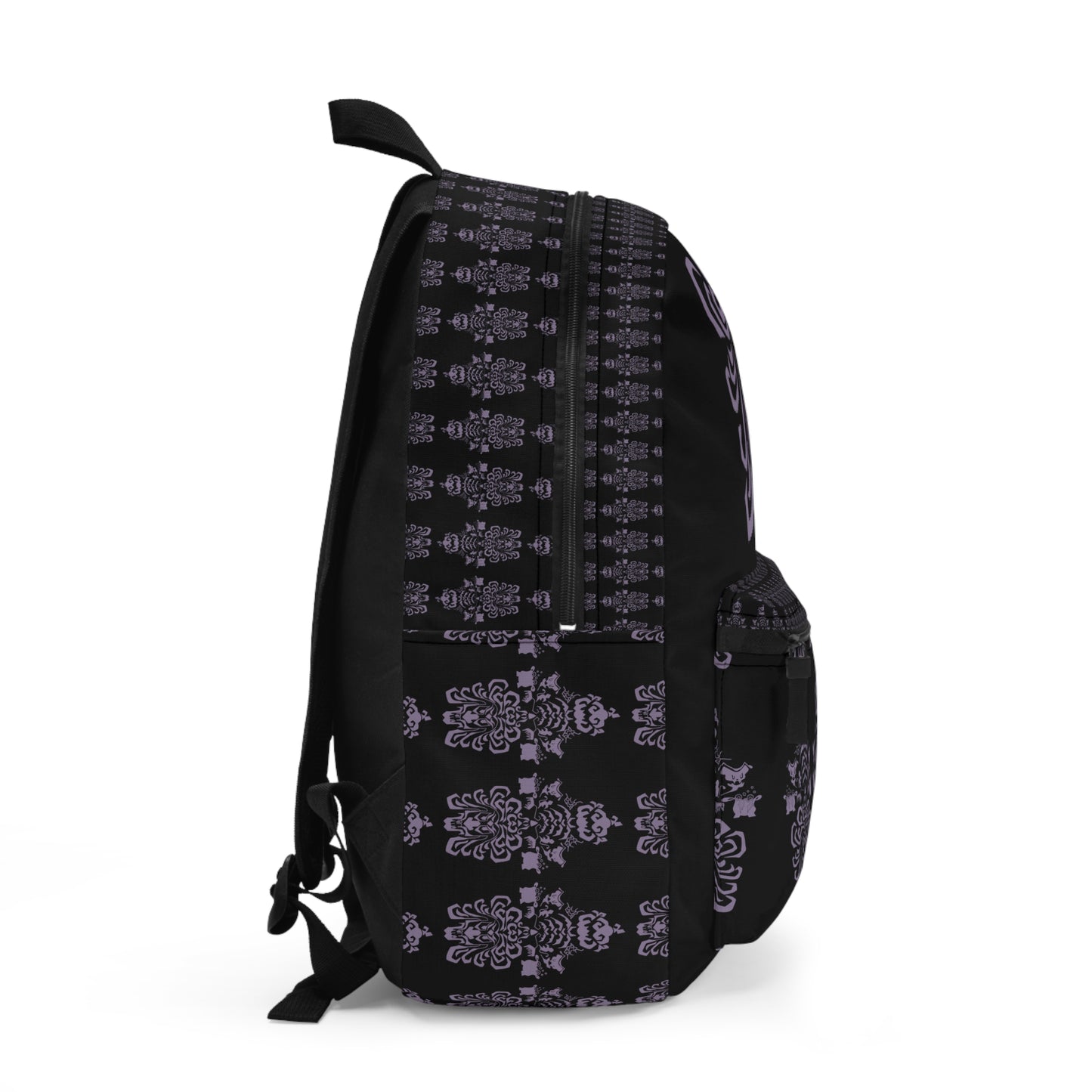 Gothic Floral Backpack, Stylish Travel Bag, Perfect for School, Halloween, or Daily Use, Unique Pattern, Trendy Accessories