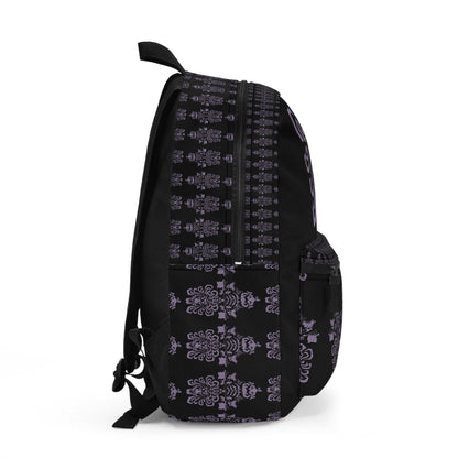 Gothic Floral Backpack, Stylish Travel Bag, Perfect for School, Halloween, or Daily Use, Unique Pattern, Trendy Accessories