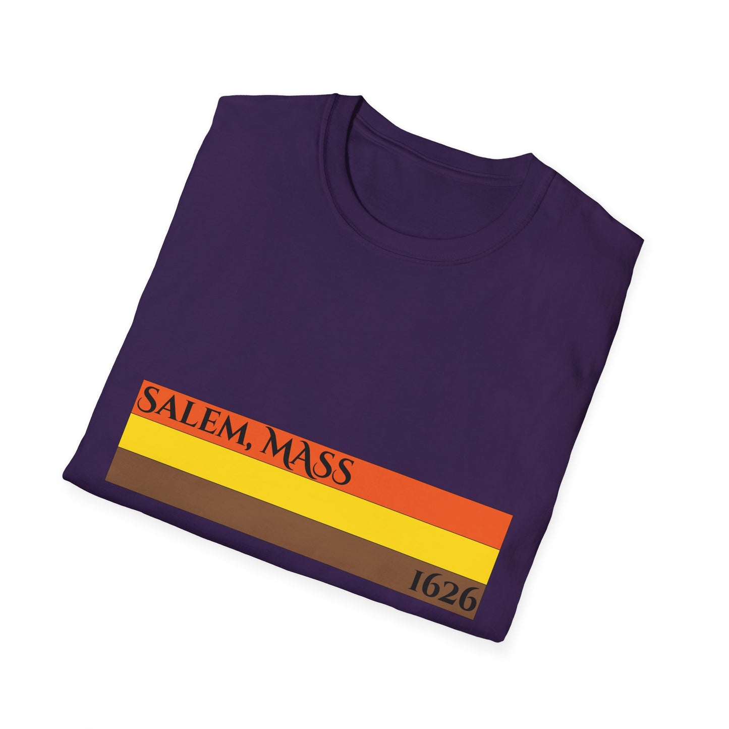 Retro Salem, Mass T-Shirt - Vintage Style Clothing, Casual Wear, Gift Idea for Travelers, Unisex Graphic Tee, Autumn Fashion