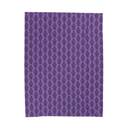 BORAH!'s Haunted Mansion Blanket (Purple/Black)