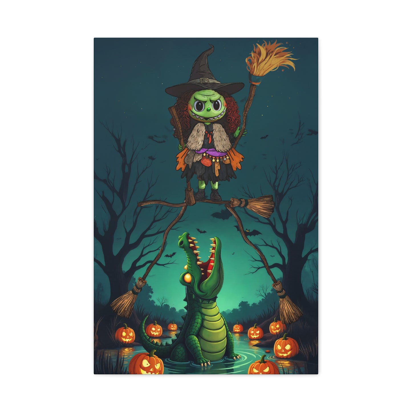BORAH!'s Mansion Alligator Canvas