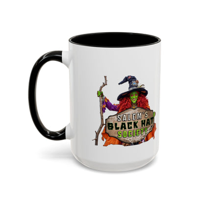 Salem's Black Hat Society Coffee Mug - Witchy Vibes, Halloween Decor, Unique Gift for Halloween Lovers, Spooky Kitchenware, Witch Aesthetic