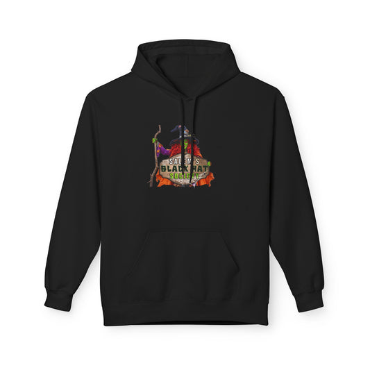 Witchy Vibes Fleece Hoodie - Halloween Gift, Cozy Sweatshirt, Unisex Hooded Sweatshirt, Spooky Apparel, Witch Costume