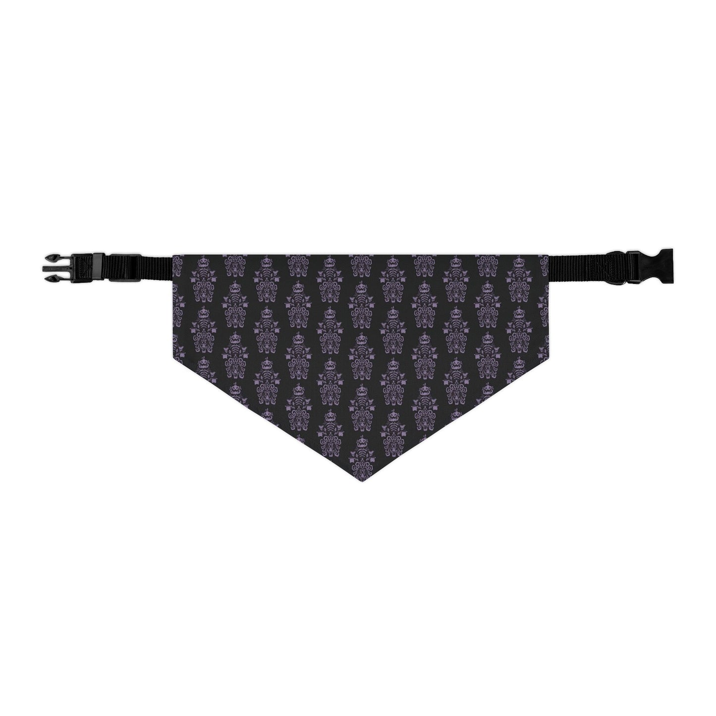 BORAH!'s Haunted Mansion Pet Bandana (Black/Pattern)