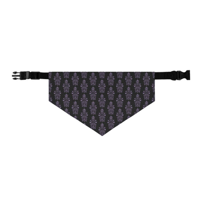 BORAH!'s Haunted Mansion Pet Bandana (Black/Pattern)