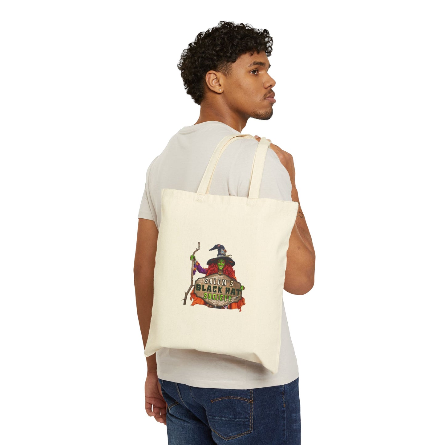 BORAH! Two-Sided  Cotton Canvas Tote Bag