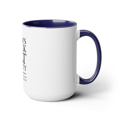 Salem's Black Hat Society Two-Tone Coffee Mugs, 15oz
