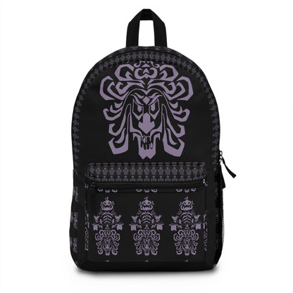 Gothic Floral Backpack, Stylish Travel Bag, Perfect for School, Halloween, or Daily Use, Unique Pattern, Trendy Accessories