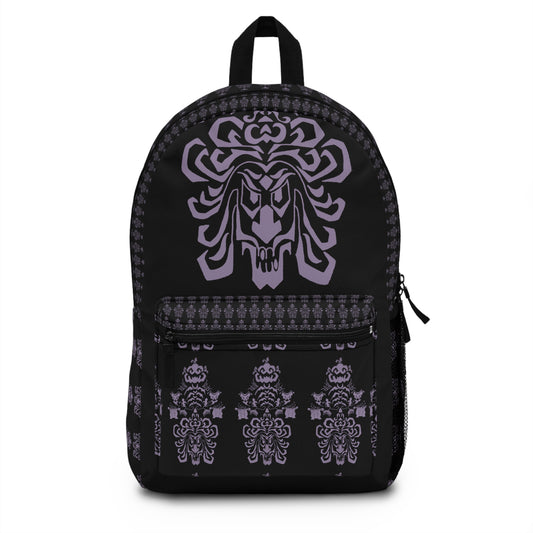 Gothic Floral Backpack, Stylish Travel Bag, Perfect for School, Halloween, or Daily Use, Unique Pattern, Trendy Accessories