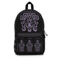 Gothic Floral Backpack, Stylish Travel Bag, Perfect for School, Halloween, or Daily Use, Unique Pattern, Trendy Accessories