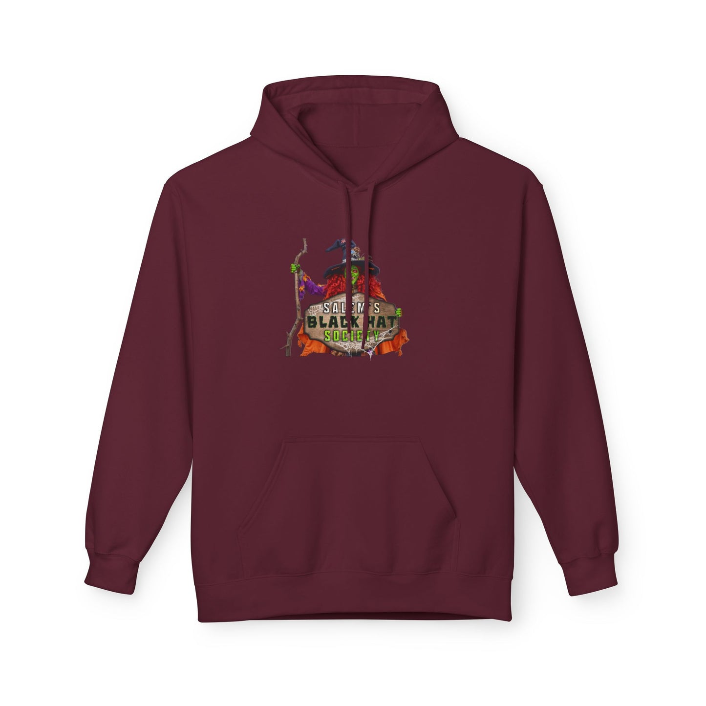 Witchy Vibes Fleece Hoodie - Halloween Gift, Cozy Sweatshirt, Unisex Hooded Sweatshirt, Spooky Apparel, Witch Costume