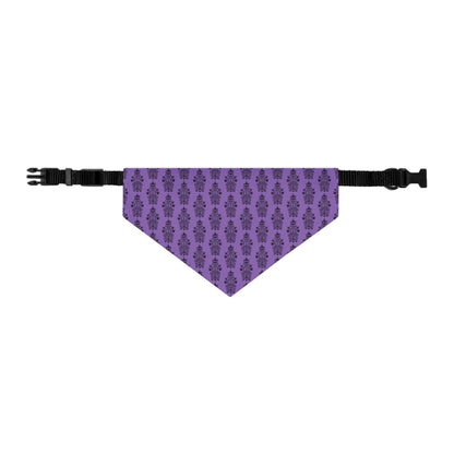 BORAH!'s Haunted Mansion Pet Bandana (Purple/Pattern)
