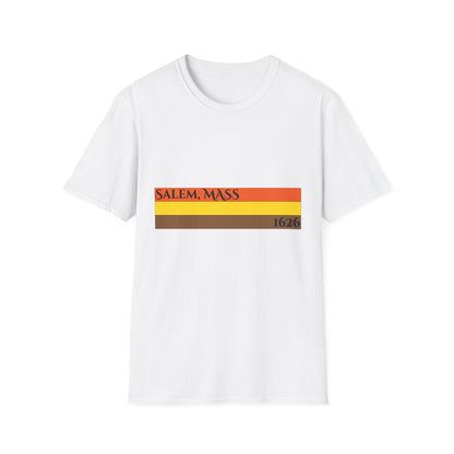 Retro Salem, Mass T-Shirt - Vintage Style Clothing, Casual Wear, Gift Idea for Travelers, Unisex Graphic Tee, Autumn Fashion