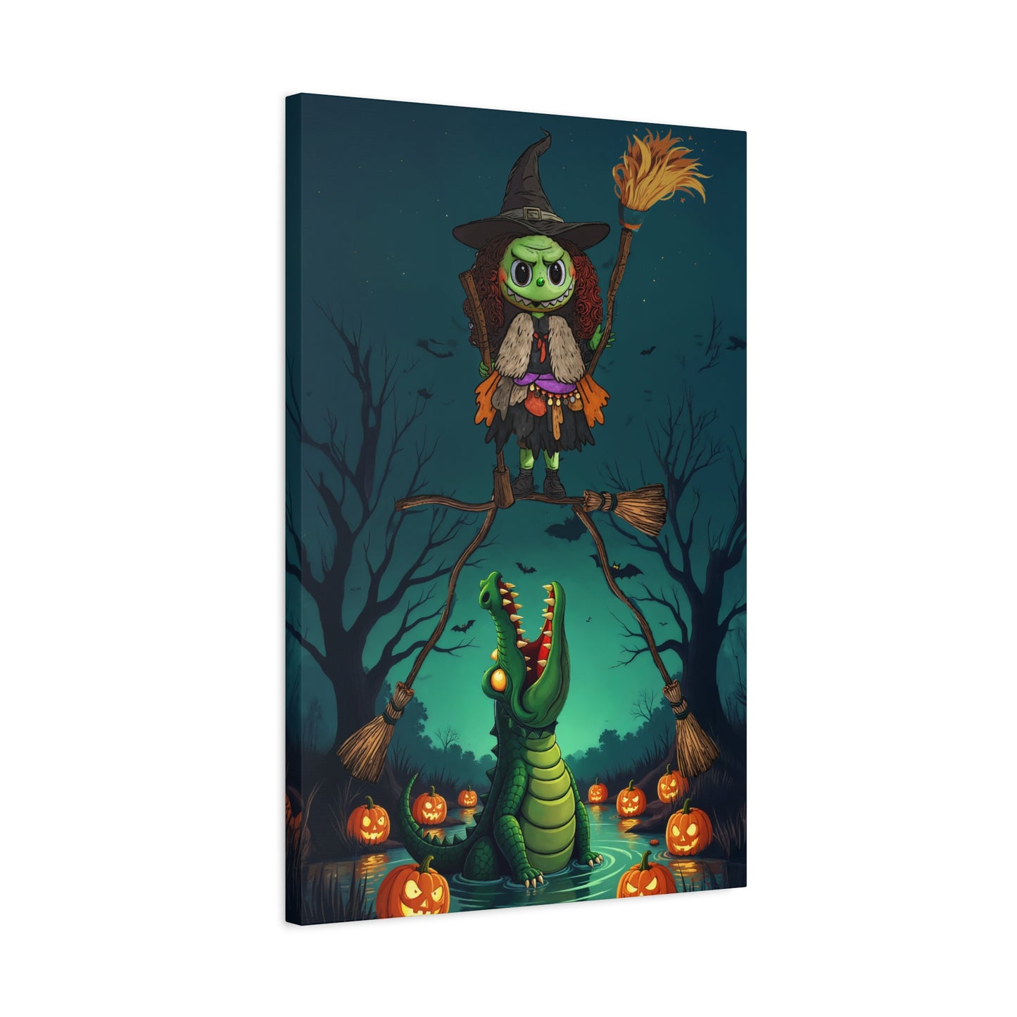 BORAH!'s Mansion Alligator Canvas