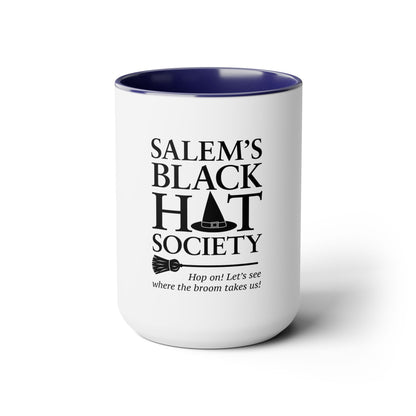 Salem's Black Hat Society Two-Tone Coffee Mugs, 15oz
