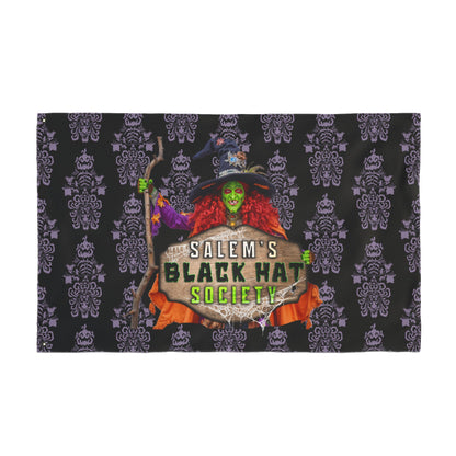 Salem's Black Hat Society Double-Sided Flag