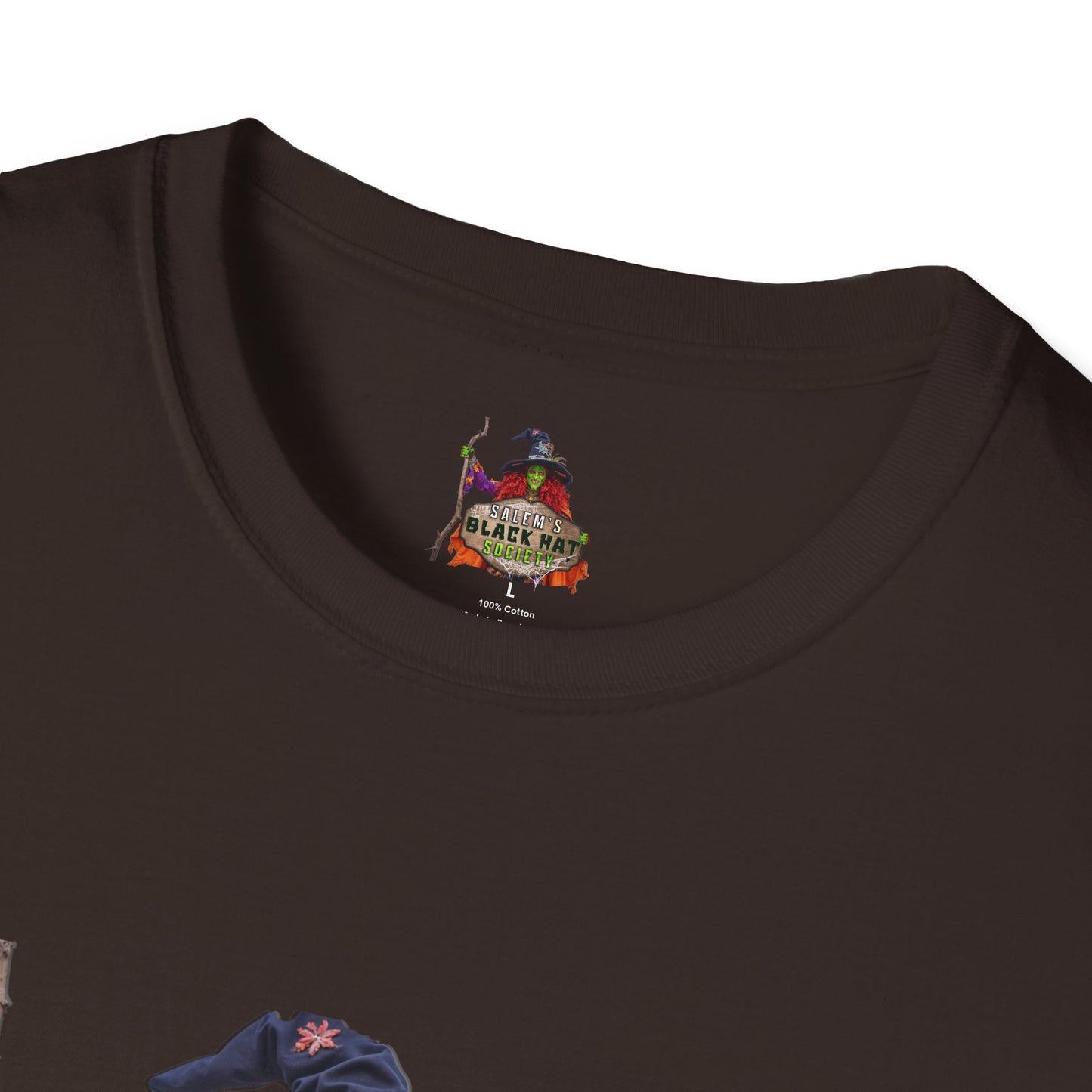 Salem's Black Hat Society Unisex T-Shirt, Halloween Tee, Witch Theme, Witchcraft Apparel, Unique Gift for Spooky Season, Cozy Everyday Wear