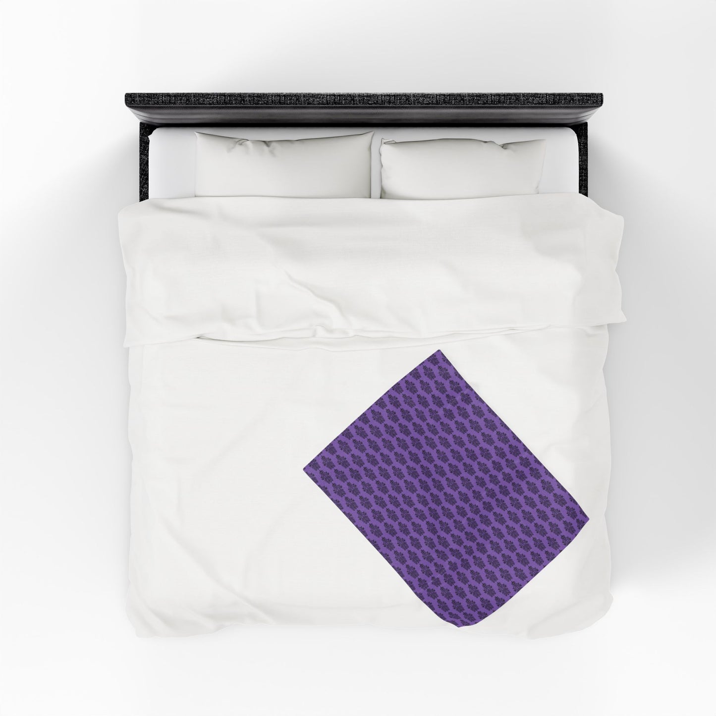 BORAH!'s Haunted Mansion Blanket (Purple/Black)