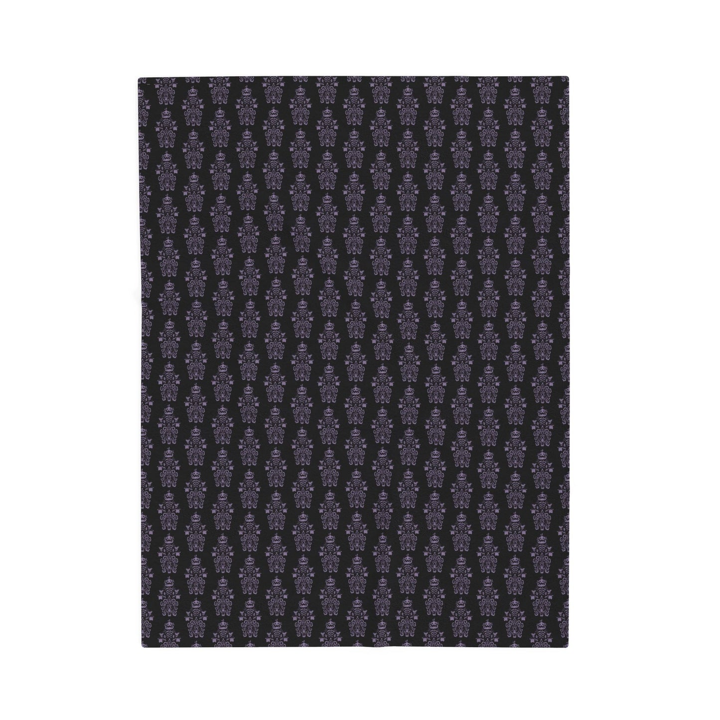 BORAH!'s Haunted Mansion Blanket (Black/Purple)