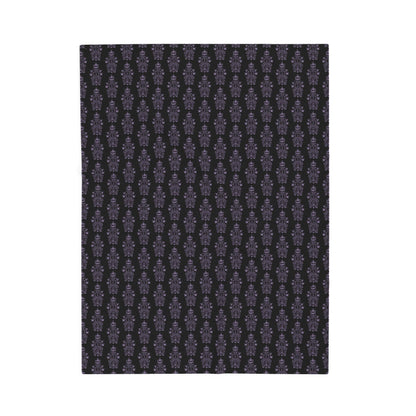 BORAH!'s Haunted Mansion Blanket (Black/Purple)