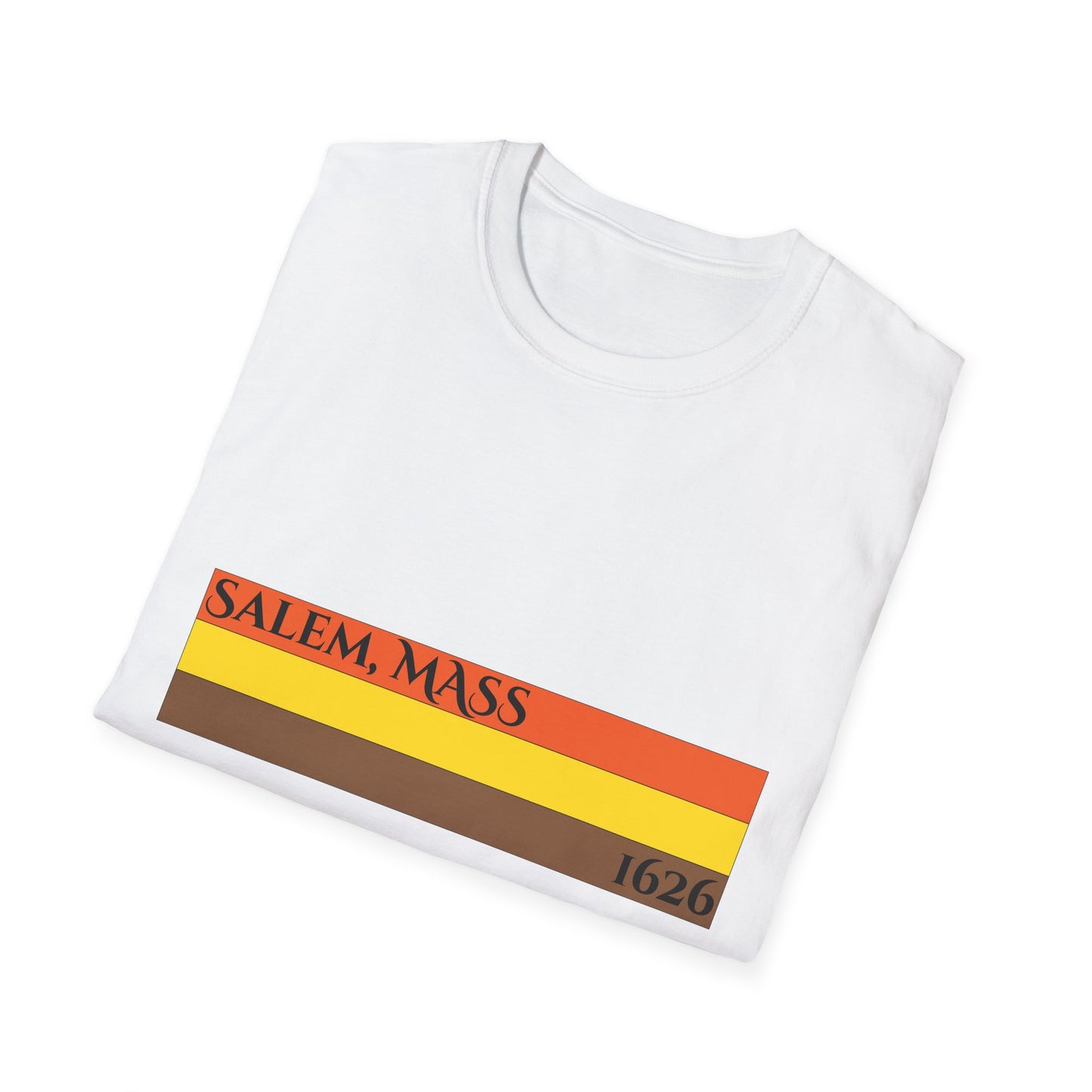Retro Salem, Mass T-Shirt - Vintage Style Clothing, Casual Wear, Gift Idea for Travelers, Unisex Graphic Tee, Autumn Fashion