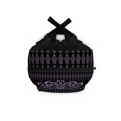 Gothic Floral Backpack, Stylish Travel Bag, Perfect for School, Halloween, or Daily Use, Unique Pattern, Trendy Accessories
