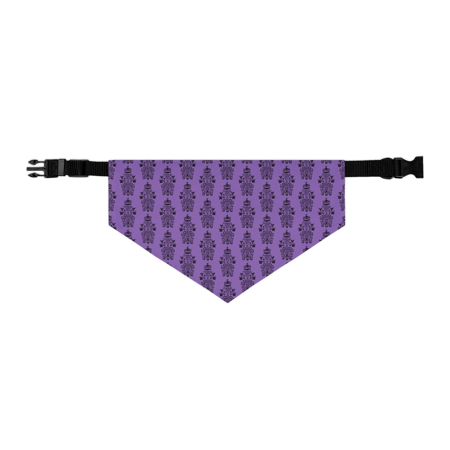 BORAH!'s Haunted Mansion Pet Bandana (Purple/Pattern)