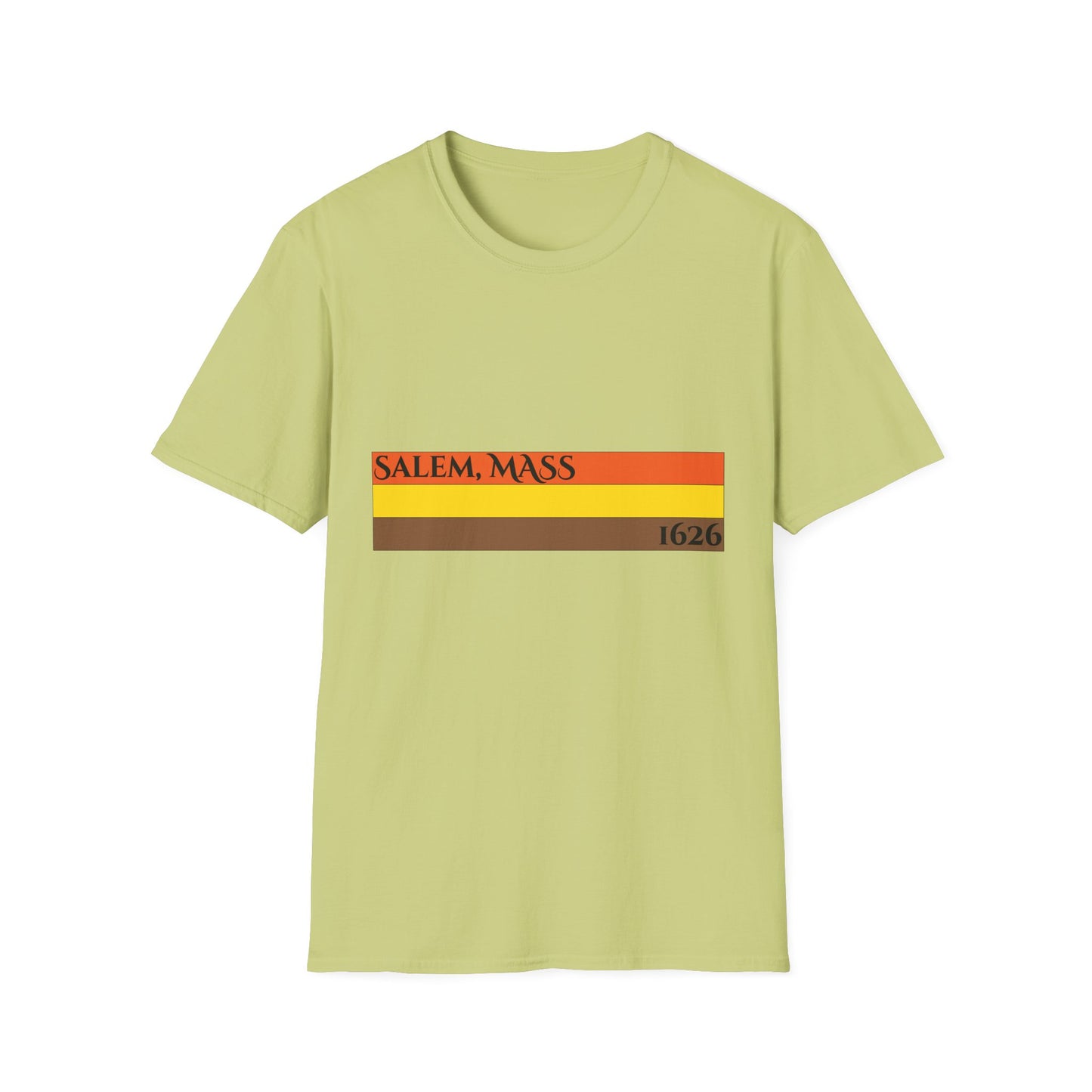 Retro Salem, Mass T-Shirt - Vintage Style Clothing, Casual Wear, Gift Idea for Travelers, Unisex Graphic Tee, Autumn Fashion