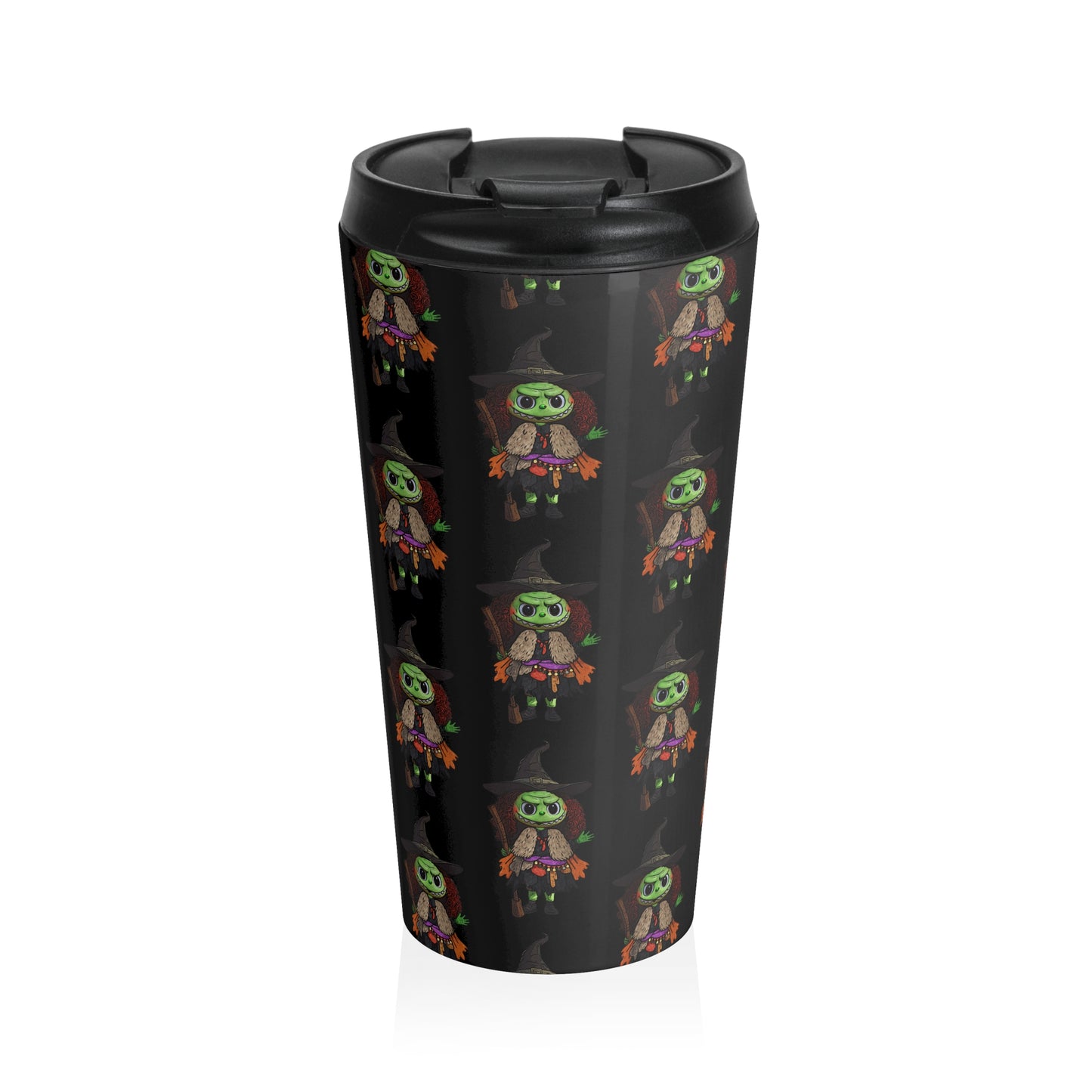 Whimsical Witch Travel Mug | Halloween Themed Travel Cup, Eco-Friendly Coffee Mug, Witch Gift, Fall Beverage Container