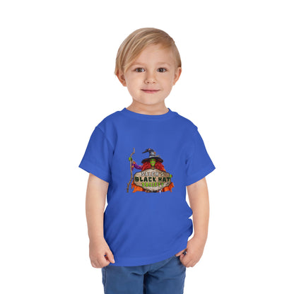 Salem's Black Hat Society Toddler Halloween Tee Spooky Black Hat Witch Design, Kids Costume Shirt, Trick or Treat, Fall Celebration Apparel