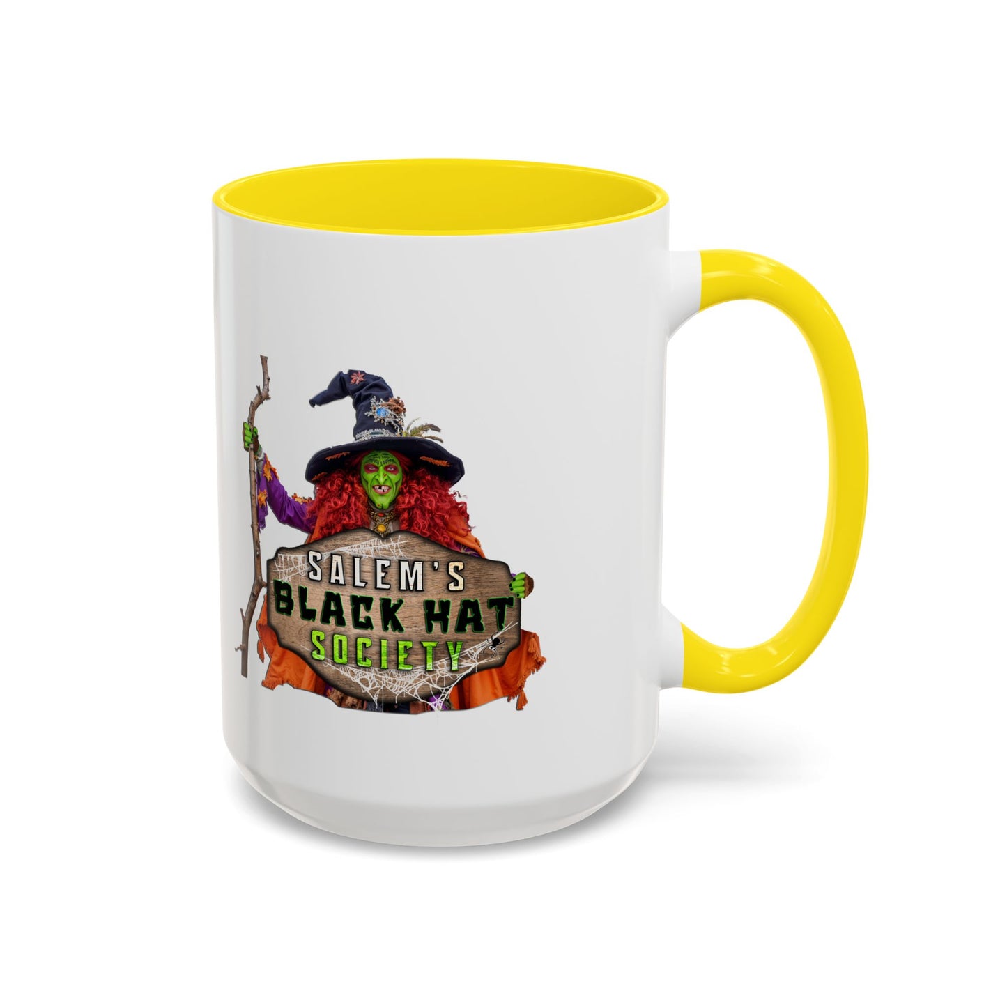 Salem's Black Hat Society Coffee Mug - Witchy Vibes, Halloween Decor, Unique Gift for Halloween Lovers, Spooky Kitchenware, Witch Aesthetic