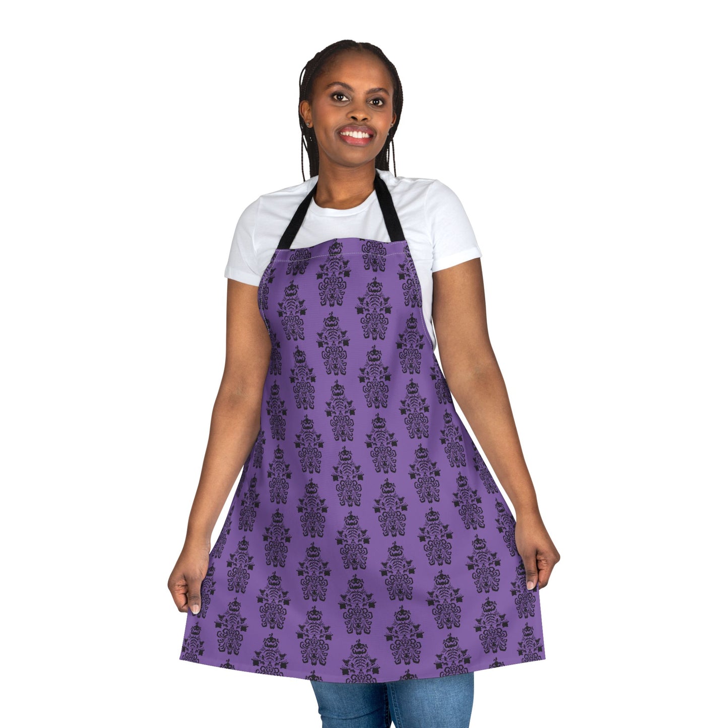 BORAH!'s Haunted Mansion Apron (Purple/Pattern)