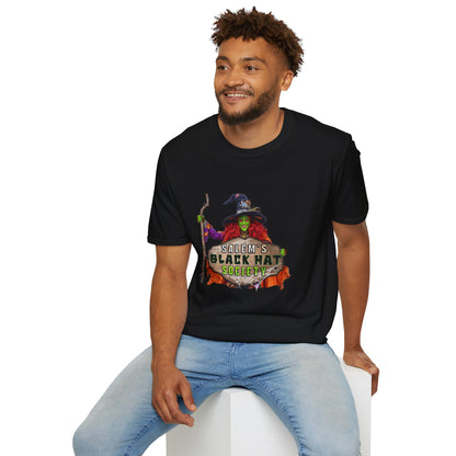 Salem's Black Hat Society Unisex T-Shirt, Halloween Tee, Witch Theme, Witchcraft Apparel, Unique Gift for Spooky Season, Cozy Everyday Wear